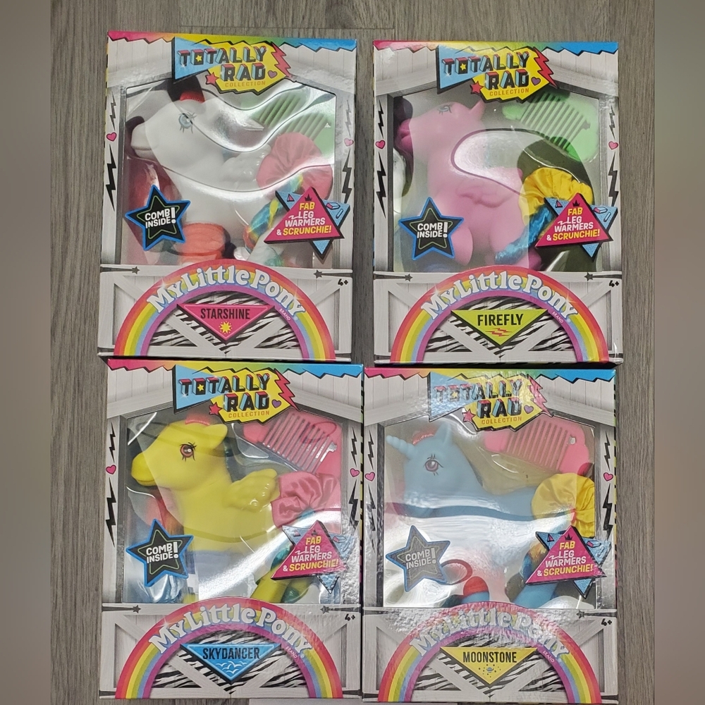 My Little Pony Totally Rad Toy Set (4 Ponies)